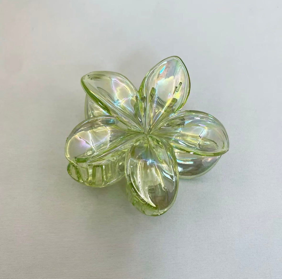 Plumeria Flower Hair Claw Clip