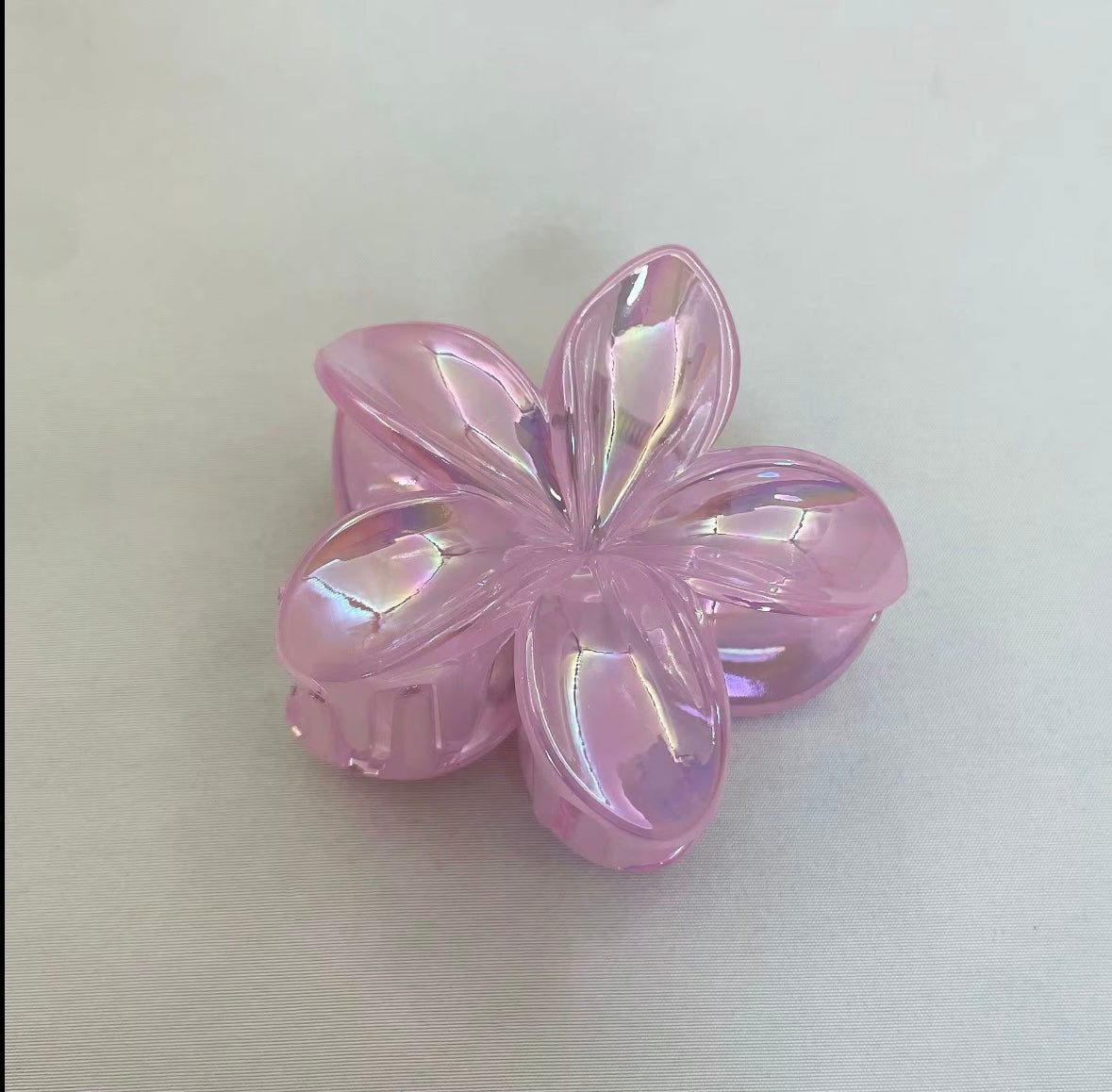 Plumeria Flower Hair Claw Clip