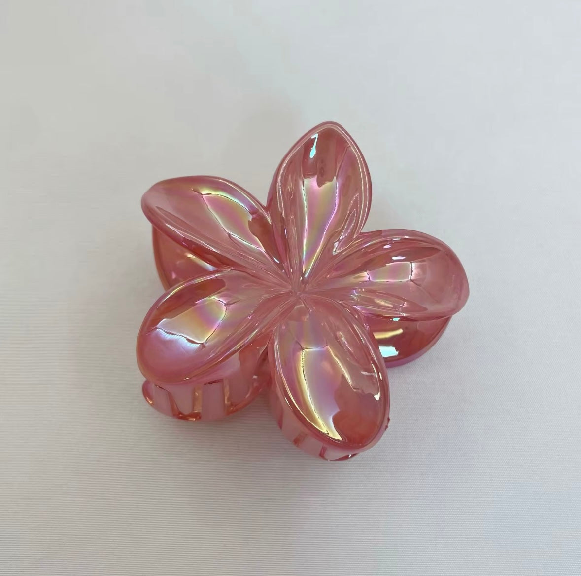 Plumeria Flower Hair Claw Clip