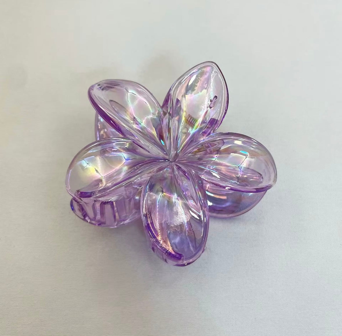 Plumeria Flower Hair Claw Clip