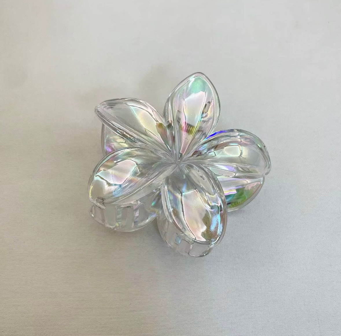 Plumeria Flower Hair Claw Clip