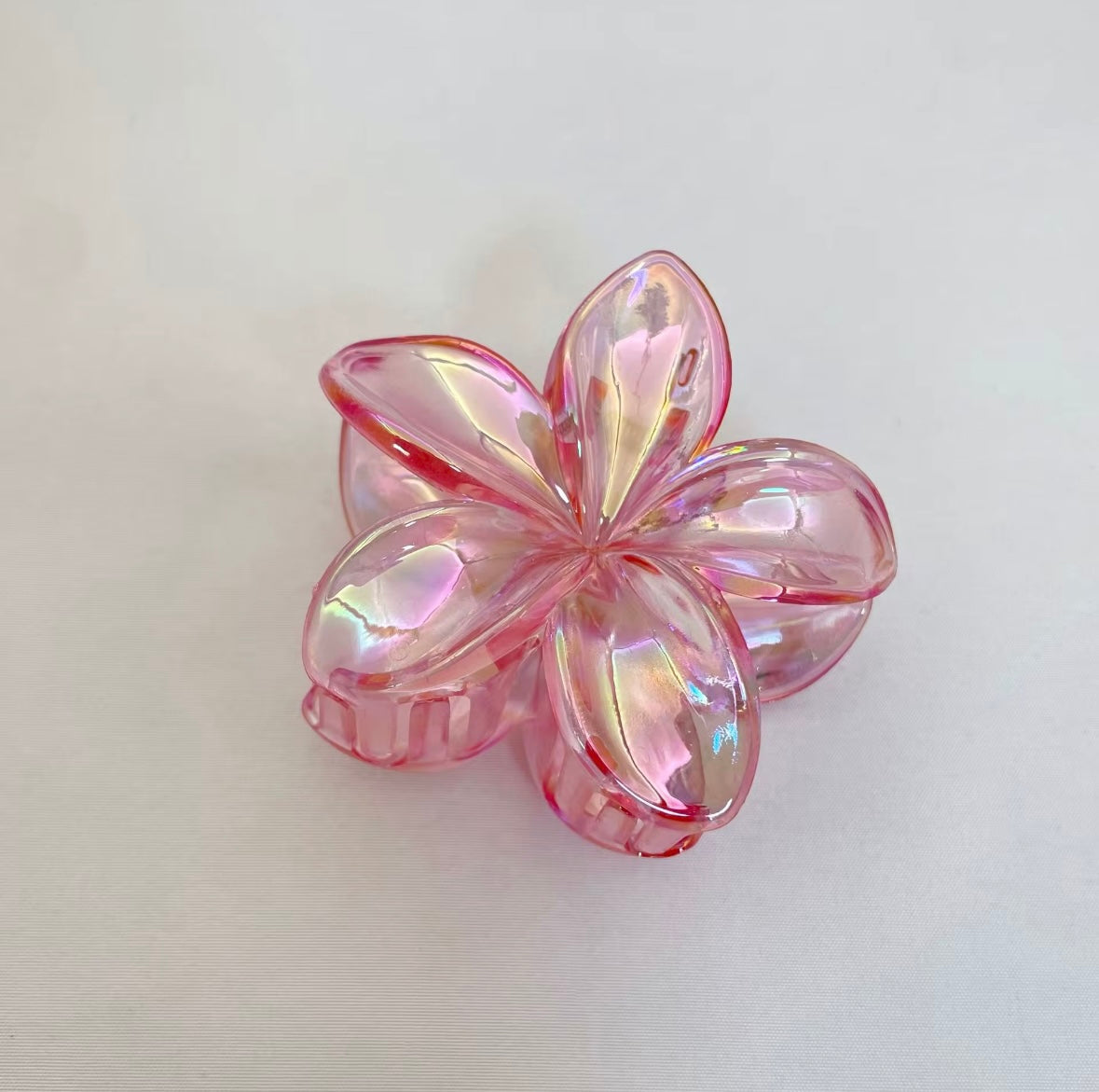 Plumeria Flower Hair Claw Clip
