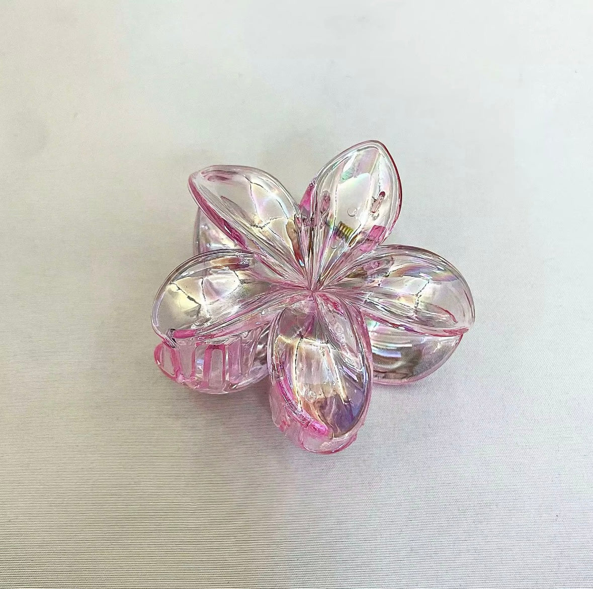 Plumeria Flower Hair Claw Clip