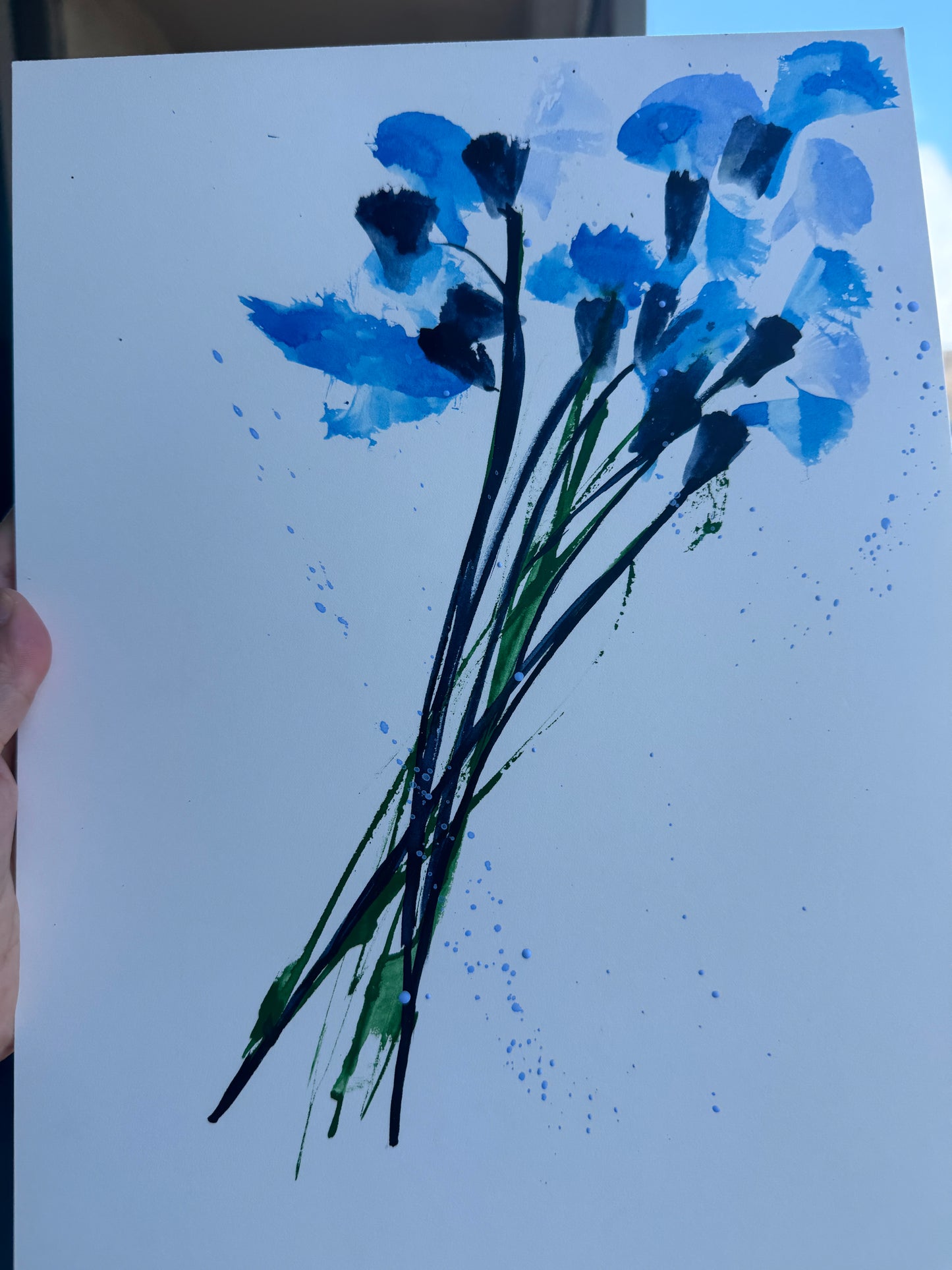 Blue bouquet