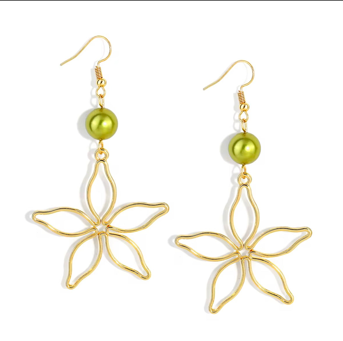 Pearl Islander Star Earrings