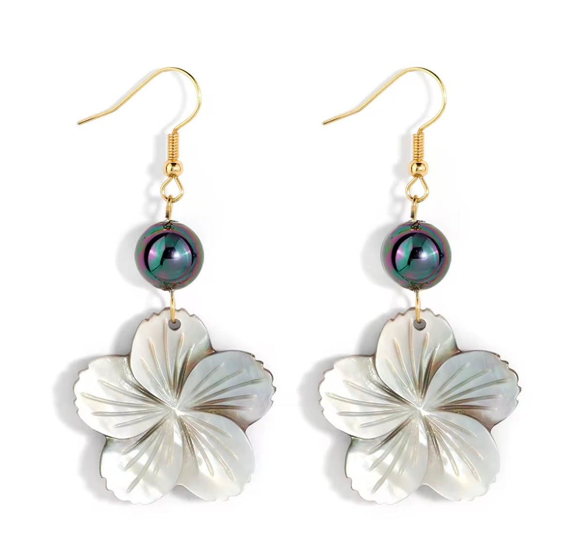 Hibiscus flower Earrings