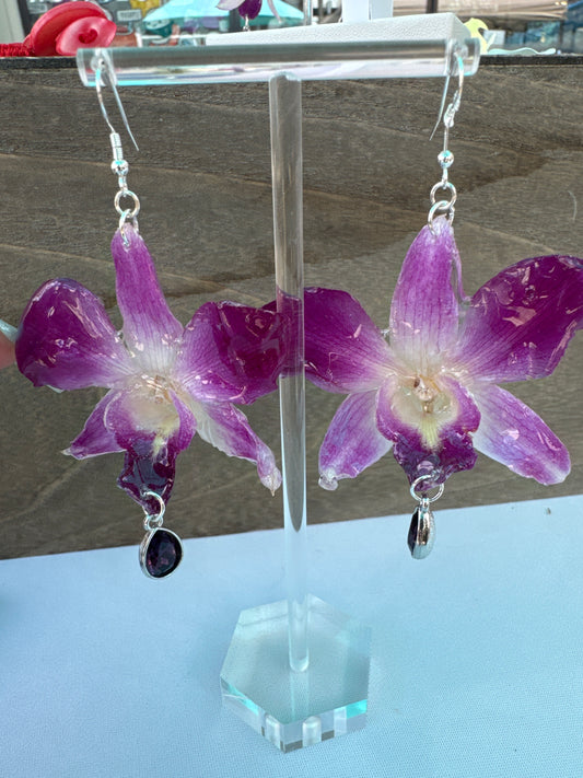 Real Flower Resin Orchids