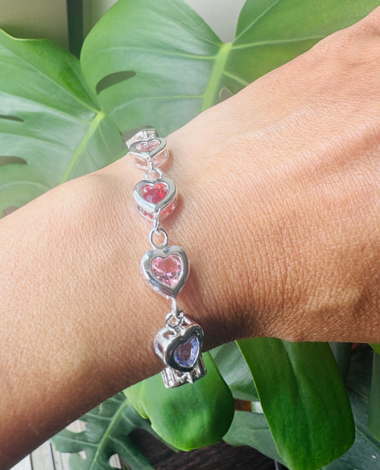 Silver Heart Bracelet