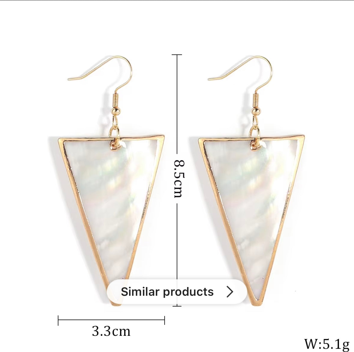 Mother Of Pearl Earrings
