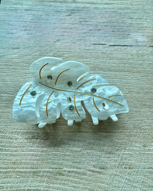 Monstera Hair Clip
