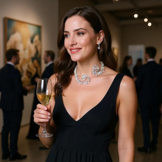 Crystal Beaded Necklace